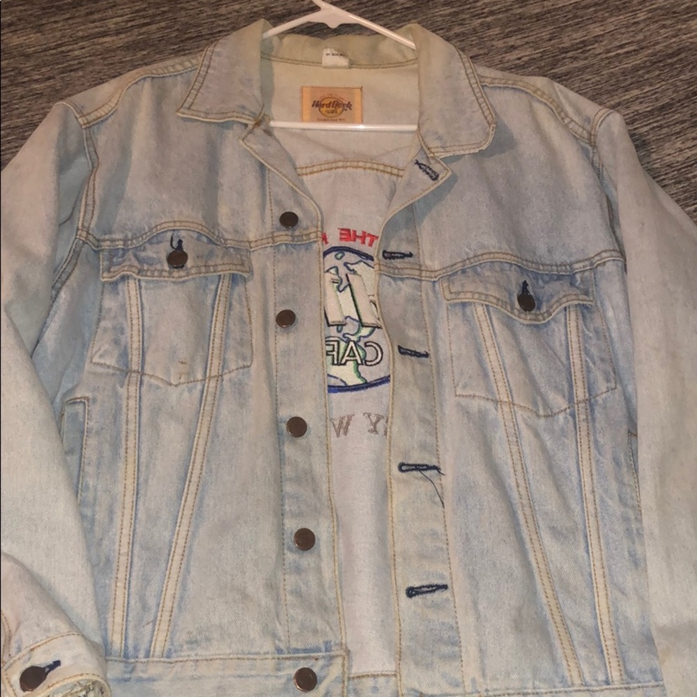 Vintage Hard Rock Cafe Denim Jacket